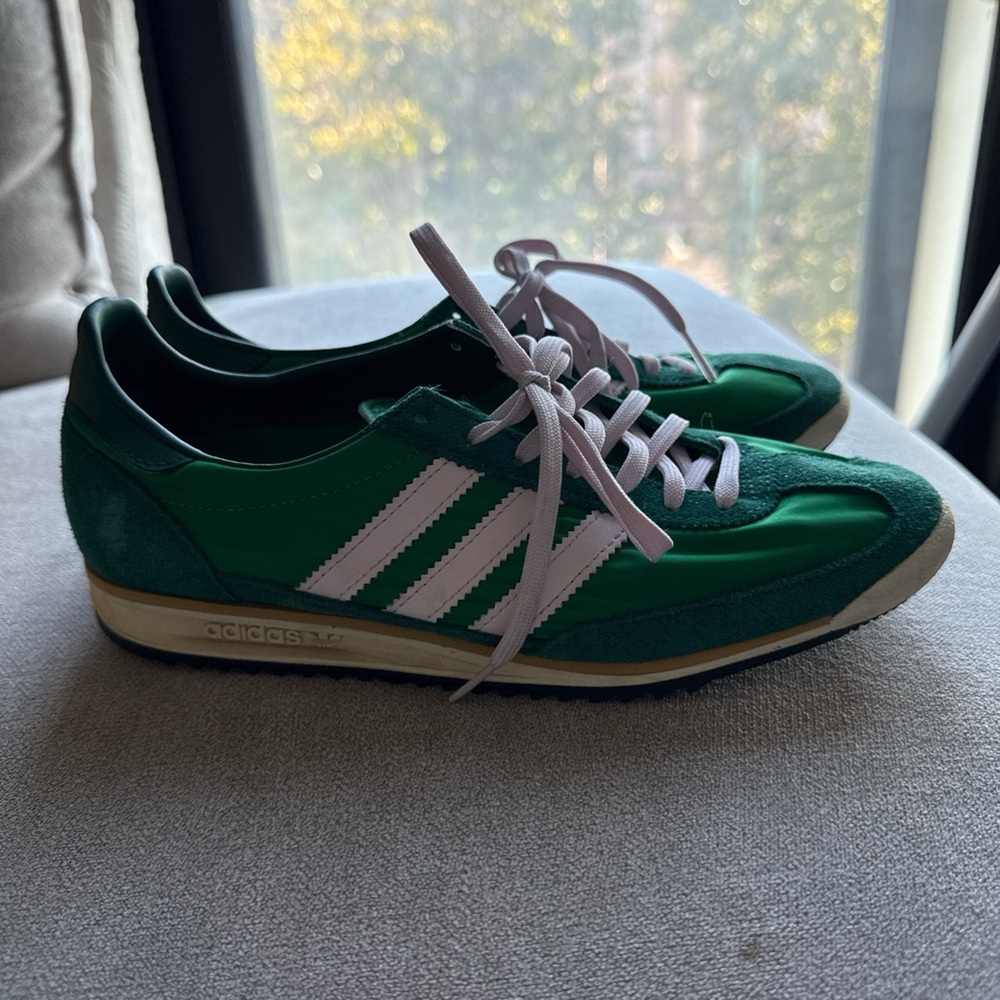Adidas Women's Trendy Green Sneakers